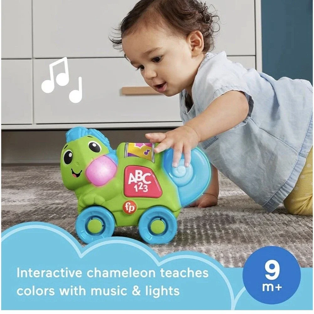 Fisher-Price Link Squad Crawl ’n Colors Chameleon Learning Toy